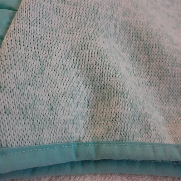 Free Country Girl's Youth Size Medium (10/12) Teal Hybrid Fleece Puffer Vest - Picture 11 of 13